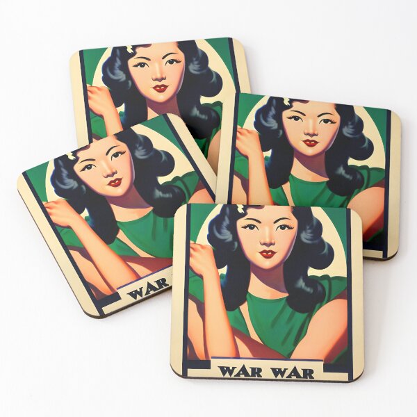 Item preview, Asian War Propaganda Advertising Sign - Retro Style designed and sold by Dalive.
