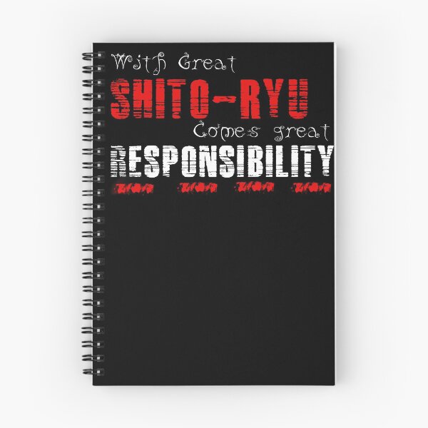 Item preview, With great Shito-ryu comes great responsibility designed and sold by MartialArtsNerd.