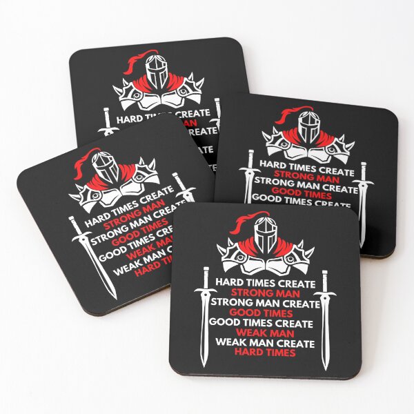 Item preview, hard times create strong man, strong man create good times designed and sold by treasure-crafts.