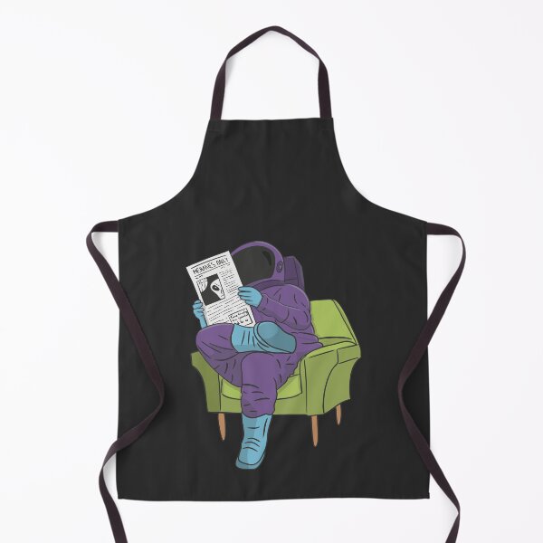 Item preview, Astro reading newspaper about aliens designed and sold by Amalucka.