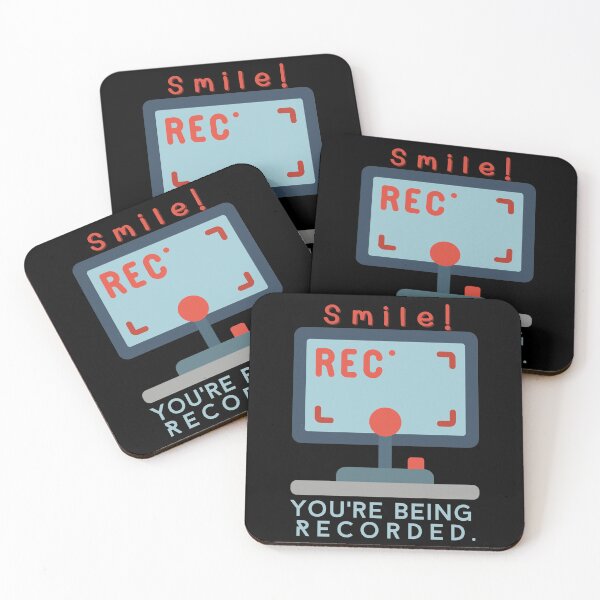 Item preview, Smile! You_re Being Recorded. Anti Surveillance privacy. designed and sold by GR8BTQs.