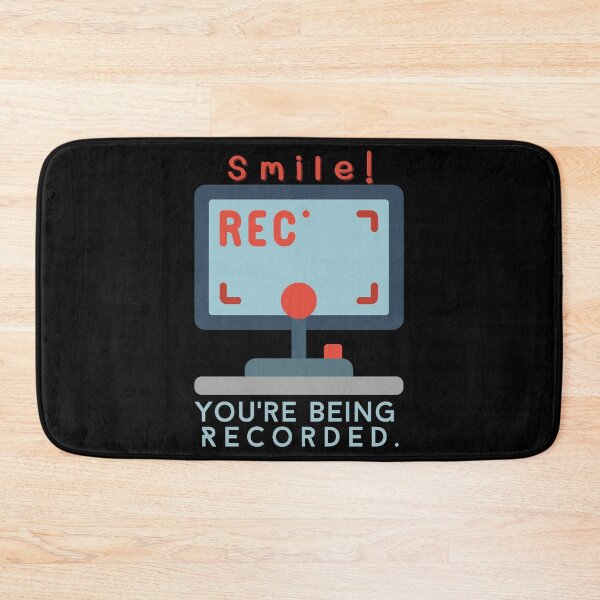 Item preview, Smile! You_re Being Recorded. Anti Surveillance privacy. designed and sold by GR8BTQs.