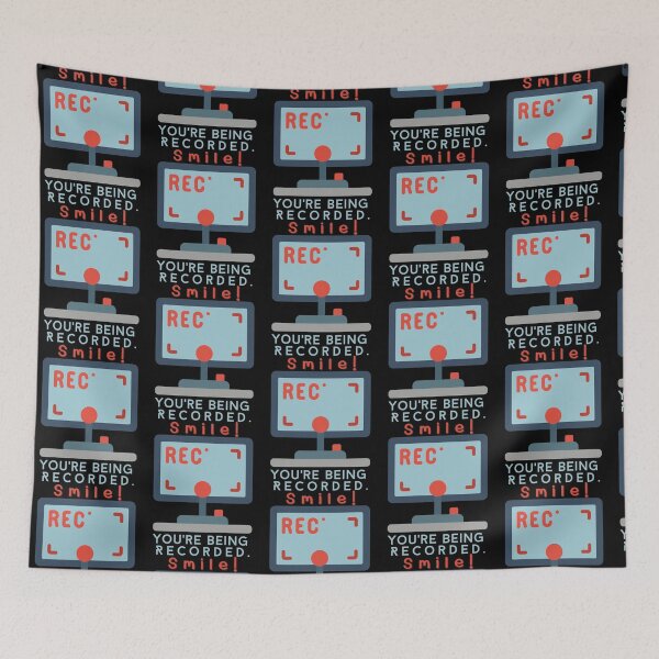 Item preview, Smile! You_re Being Recorded. Anti Surveillance privacy. designed and sold by GR8BTQs.