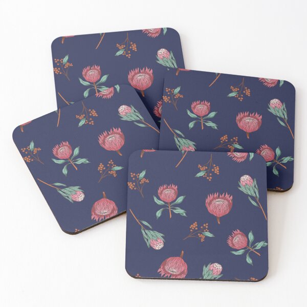 Item preview, Navy Proteas designed and sold by Lavender-Cloud.