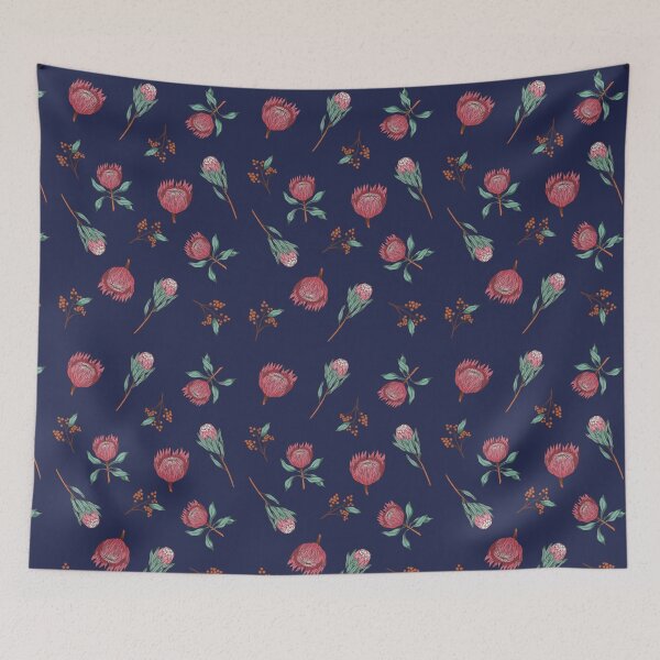 Item preview, Navy Proteas designed and sold by Lavender-Cloud.