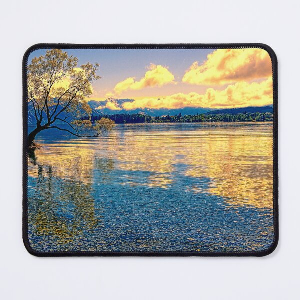Item preview, A willow tree in autumn in Wanaka, New Zealand  designed and sold by Lena Owens at OLena Art..