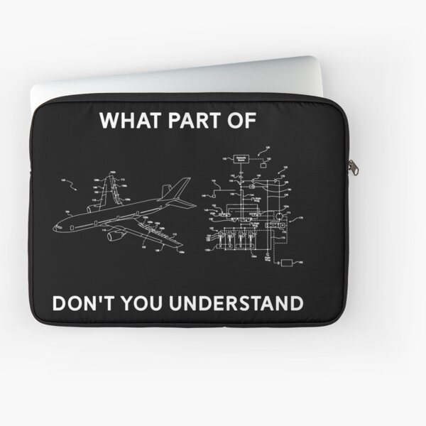 Divertida Ingeniería Aeroespacial Funda para portátil