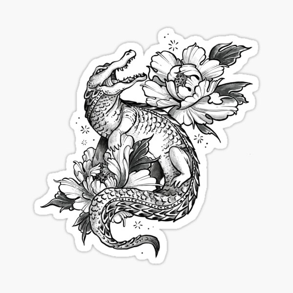 350 Crocodile Tattoo Designs Illustrations RoyaltyFree Vector Graphics   Clip Art  iStock