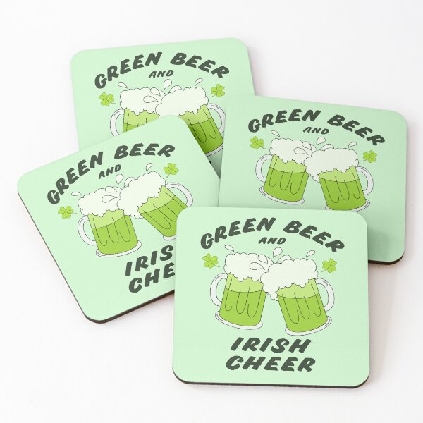 Item preview, green beer and irish cheer designed and sold by champagnemoment.