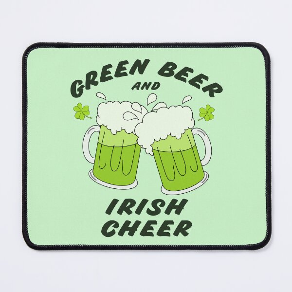 Item preview, green beer and irish cheer designed and sold by champagnemoment.