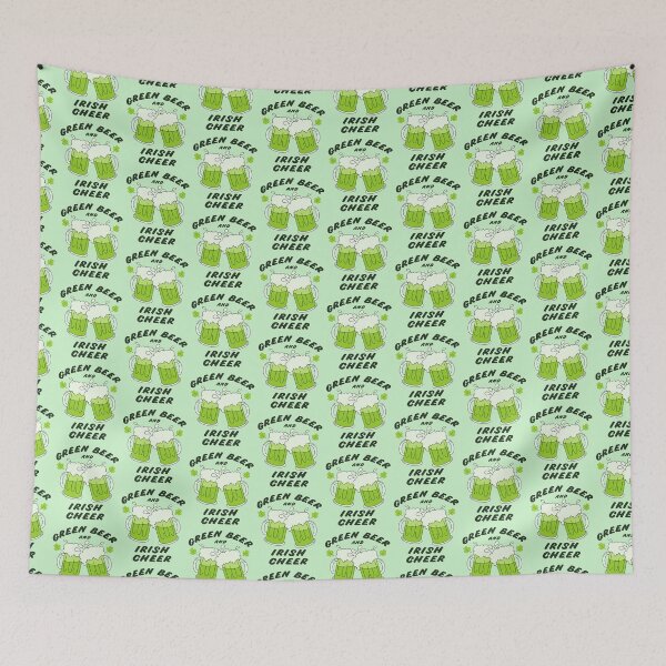 Item preview, green beer and irish cheer designed and sold by champagnemoment.