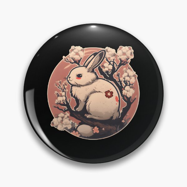 Item preview, "Rabbit of the Red Plum Grove" designed and sold by mai-gallery.