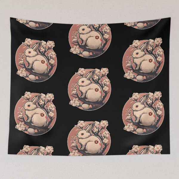 Item preview, "Rabbit of the Red Plum Grove" designed and sold by mai-gallery.