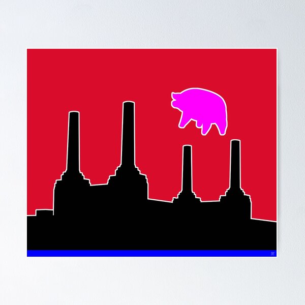 Item preview, PINK FLOYD FLYING PIG OVER BATTERSEA designed and sold by Neil Finnemore.