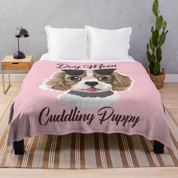 Item preview, Dog Mom Cuddling Puppy designed and sold by bolimj.