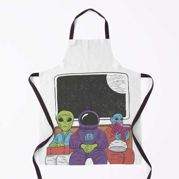 Item preview, Astronaut Sitting Together with Two Aliens designed and sold by Amalucka.