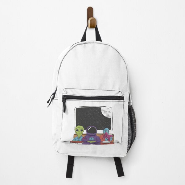 Item preview, Astronaut Sitting Together with Two Aliens designed and sold by Amalucka.