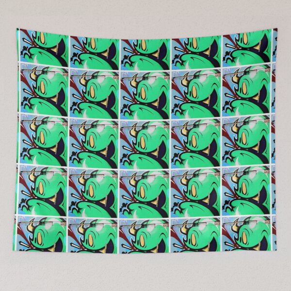 Item preview, Puff the Magic Dragon | Graffiti Print designed and sold by skewdart.