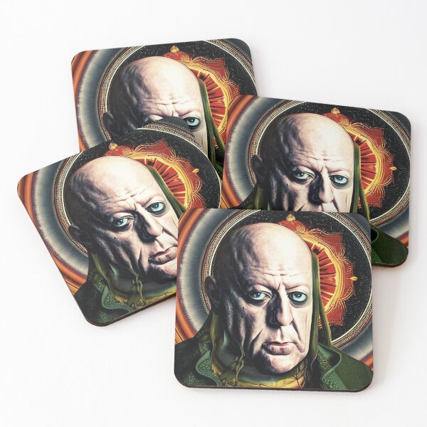 Item preview, impressionist painting of Aleister Crowley The Great Beast of Thelema as Old Man designed and sold by Ataraxia  Apparel.