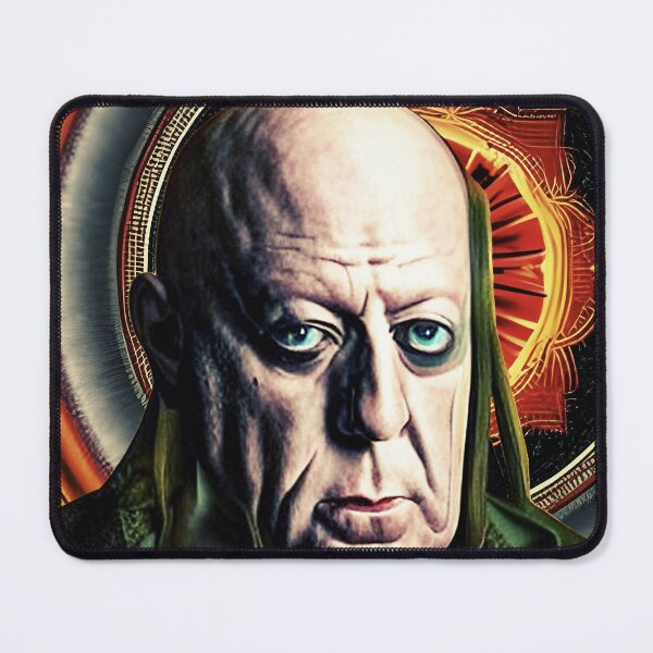 Item preview, impressionist painting of Aleister Crowley The Great Beast of Thelema as Old Man designed and sold by Ataraxia  Apparel.