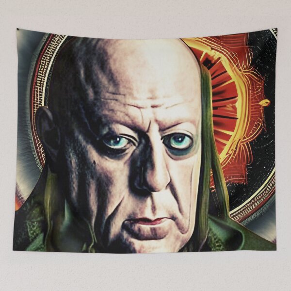 Item preview, impressionist painting of Aleister Crowley The Great Beast of Thelema as Old Man designed and sold by Ataraxia  Apparel.
