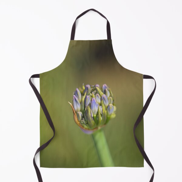 Item preview, Agapanthus Bud Blue Flower Ball designed and sold by Joy Watson - Natural Light Photography .