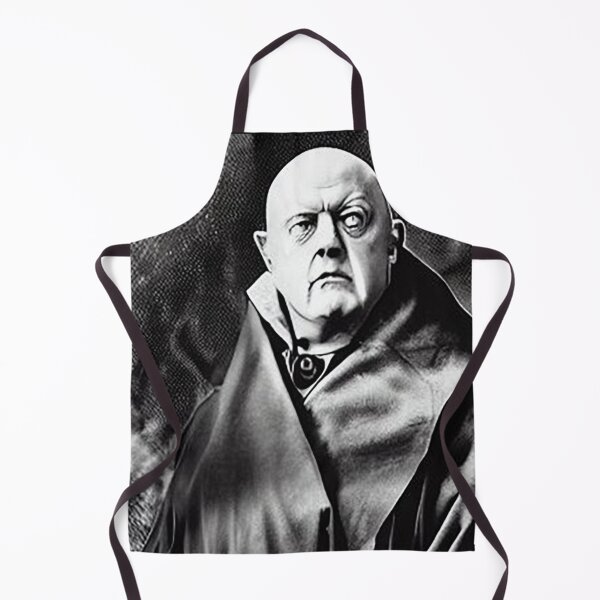 Item preview, Aleister Crowley The Great Beast of Thelema Black and White Drawing as Old Wizard designed and sold by Ataraxia  Apparel.