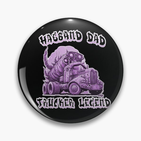Item preview, Husband Dad Trucker Legend Truck Driver Sticker T-shirt 2023 designed and sold by PhiloSophyEye.