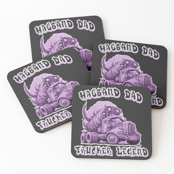 Item preview, Husband Dad Trucker Legend Truck Driver Sticker T-shirt 2023 designed and sold by PhiloSophyEye.