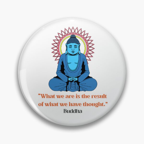 Item preview, What We are is the Result of What We Have Thought - Quote by Buddha designed and sold by SerenaBliss.