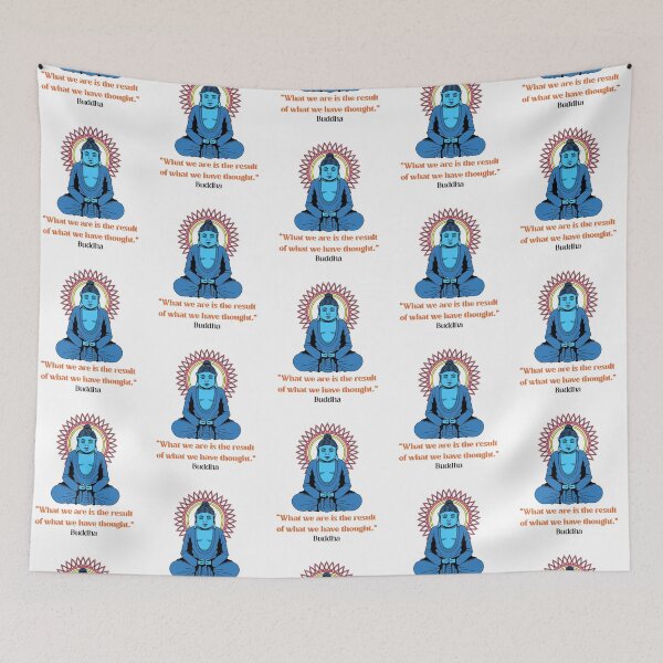 Item preview, What We are is the Result of What We Have Thought - Quote by Buddha designed and sold by SerenaBliss.