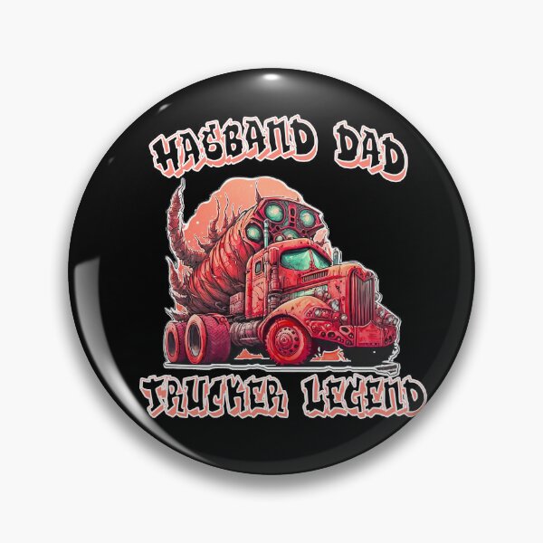 Item preview, Husband Dad Trucker Legend Truck Driver Sticker T-shirt 2023 designed and sold by PhiloSophyEye.