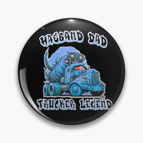 Item preview, Husband Dad Trucker Legend Truck Driver Sticker T-shirt 2023 designed and sold by PhiloSophyEye.