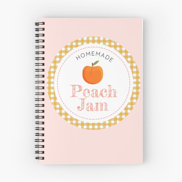 Item preview, Homemade Peach Jam Label designed and sold by Magia Design.