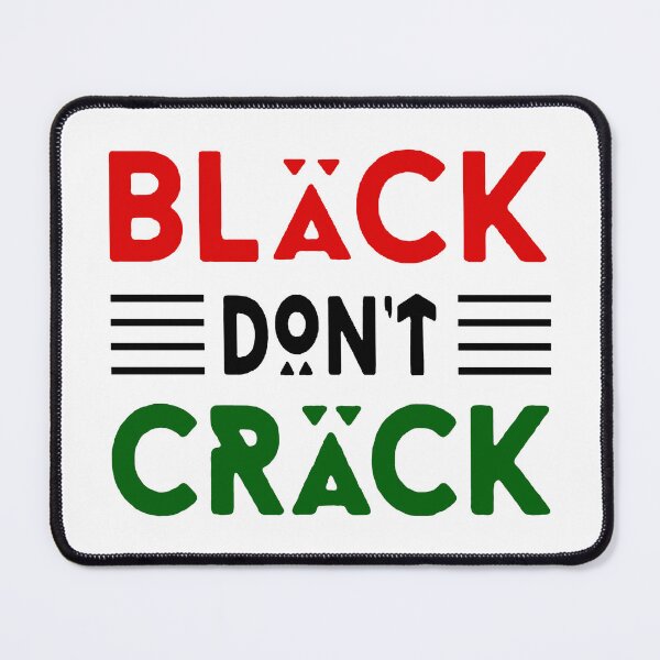 Item preview, Black Do Not Crack; designed and sold by StickerApe.