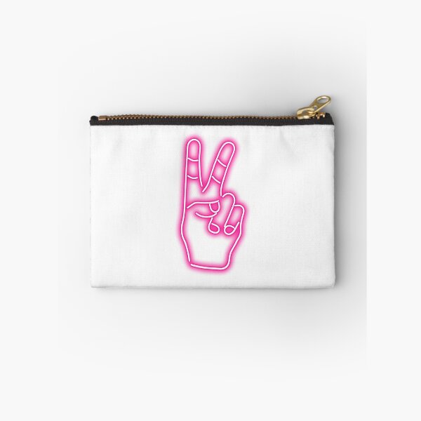 Item preview, Peace Finger Neon Pink Classic designed and sold by yuliafra.