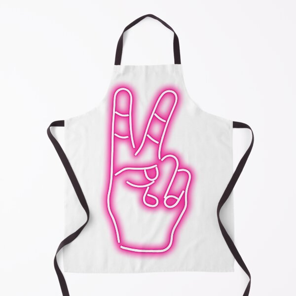 Item preview, Peace Finger Neon Pink Classic designed and sold by yuliafra.