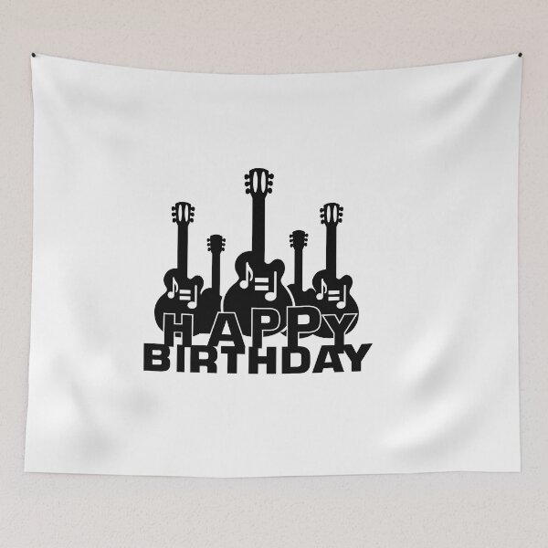 Item preview, Birthday T-Shirt, Birthday T-Shirt, guitar musicals theme, Happy Birthday T-shirt, Birthday Gift, Design for Man and Ladies ,Boy and Girl ,Classic T-Shirt Gift designed and sold by sixday 7day.