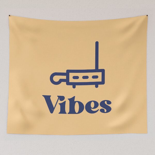 Item preview, Theremin vibes indigo designed and sold by modeTRIP.