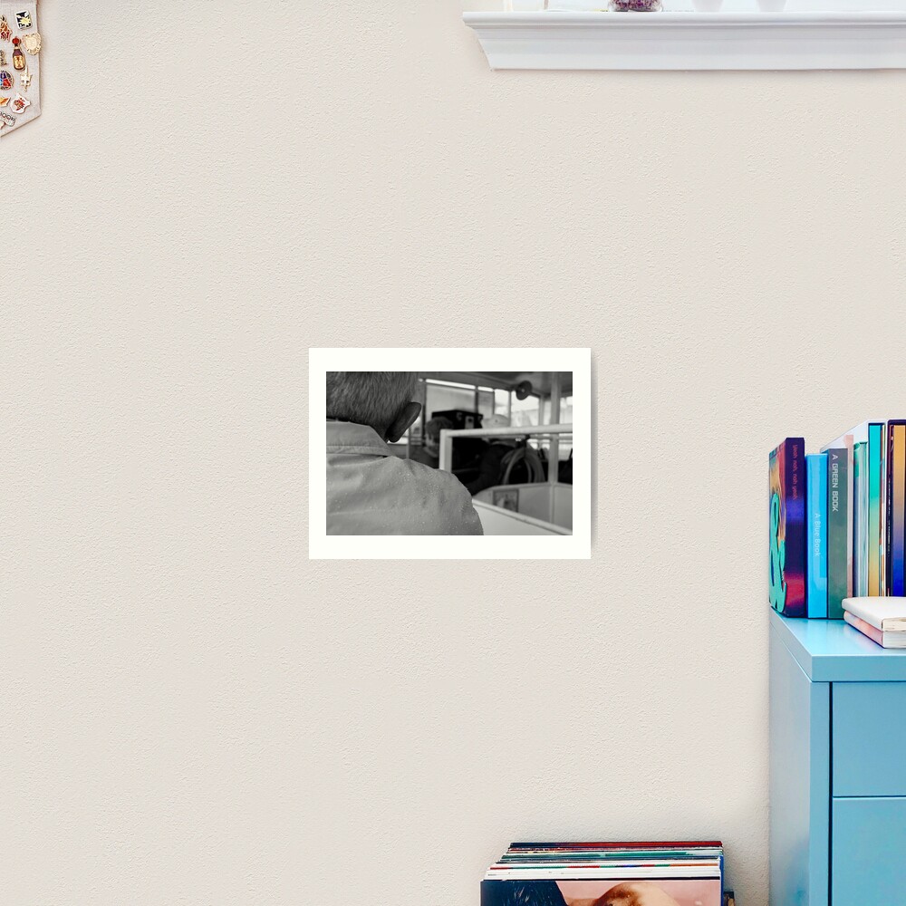 Rain on The Tourist Art Print