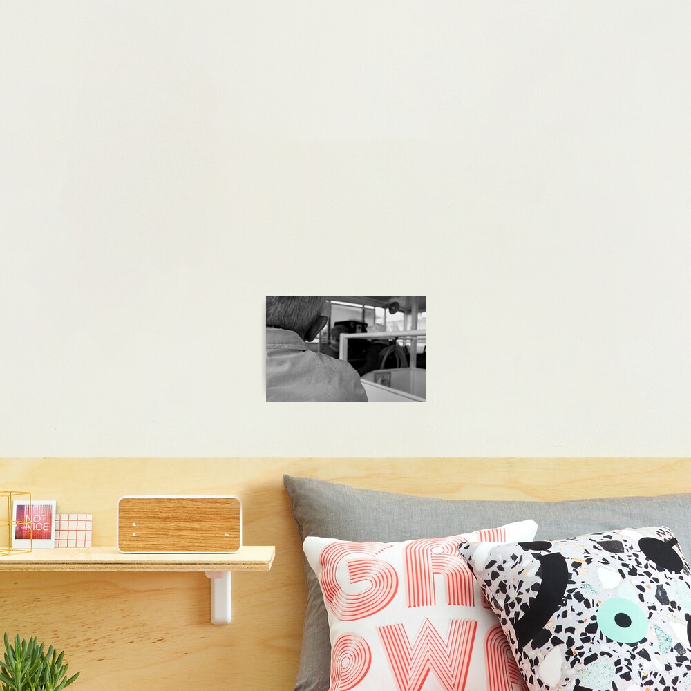 Rain on The Tourist Photographic Print