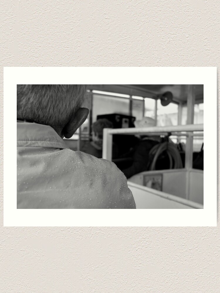 Alternate view of Rain on The Tourist Art Print