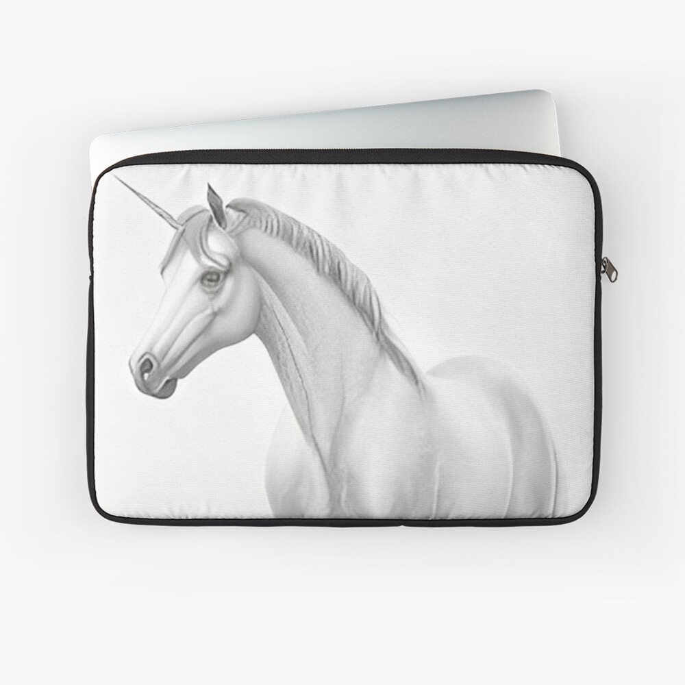 Spencil HARD HEAD PENCIL CASE - BLACK & WHITE HORSES - School Locker