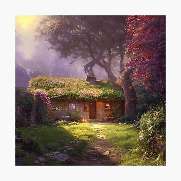 Item preview, A romantic, magical cottage in the woods designed and sold by MoonlightFoxes.
