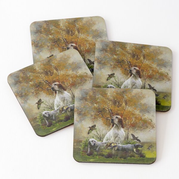 Item preview, English Setter , woodcock hunting  designed and sold by TammyHunterArt.