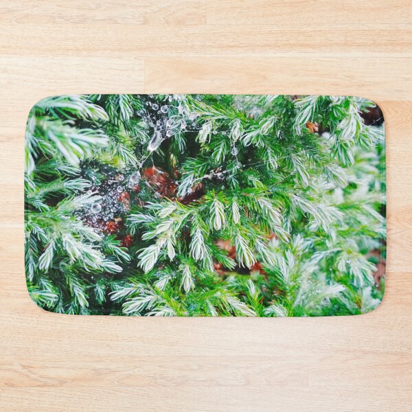 Item preview, Fir tree covered with drops of rain designed and sold by helenkaiy.