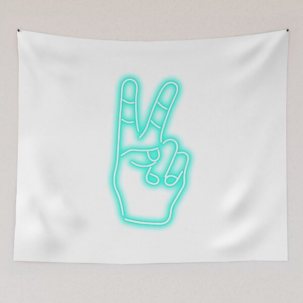 Item preview, Peace Finger Neon 7 Classic designed and sold by yuliafra.