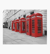 Red Telephone Boxes Photographic Print