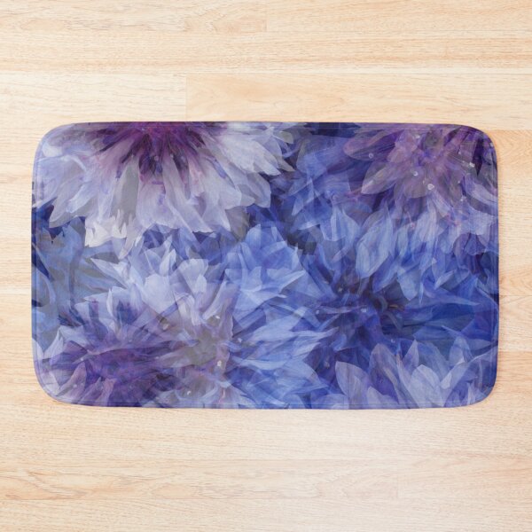 Item preview, Big and blooming Cornflower Blue Florals - Fractal Pattern designed and sold by Flowerartlovers.