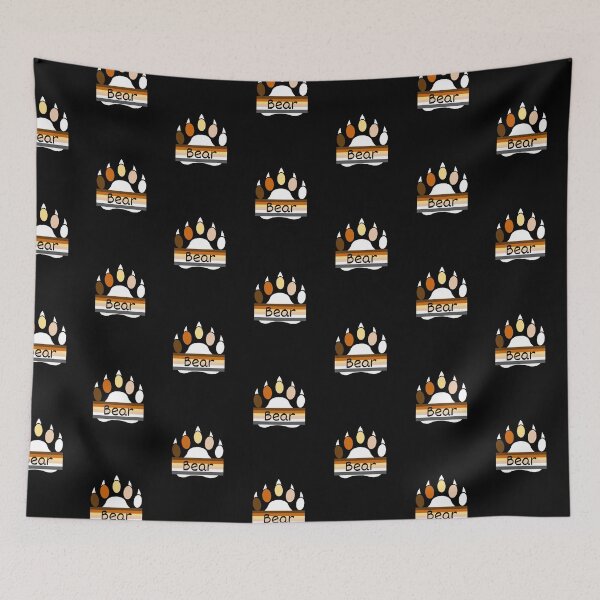 Item preview, Bear flag bear paws claws designed and sold by RecStore.